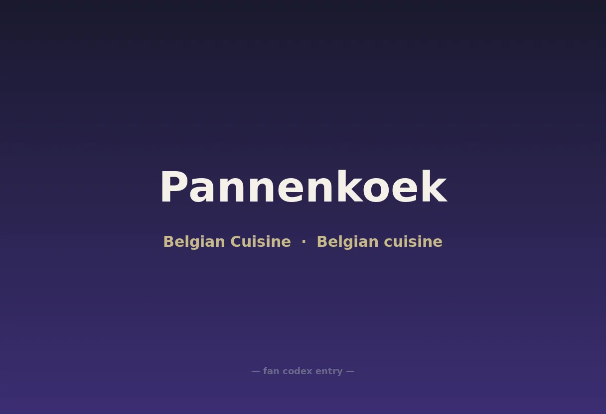 Pannenkoek