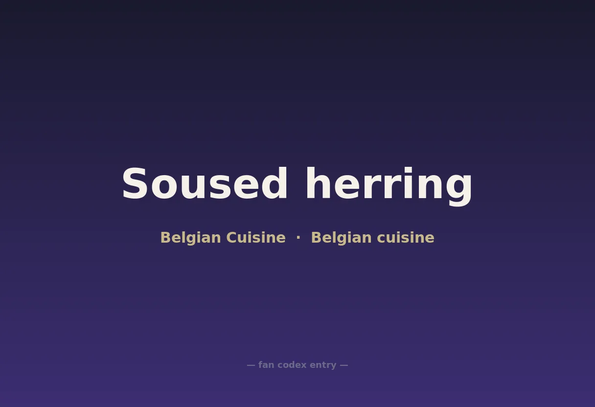 Soused herring